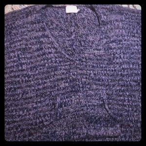 Michael stars oversized cropped Poncho-sweater